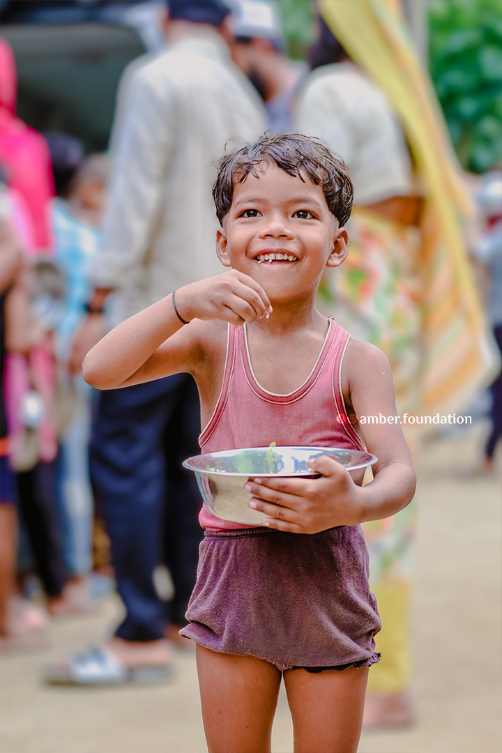 Happy children playing together